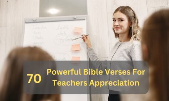 Bible Verses For Teachers Appreciation