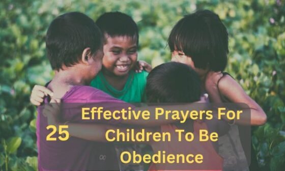 Prayers For Children To Be Obedience