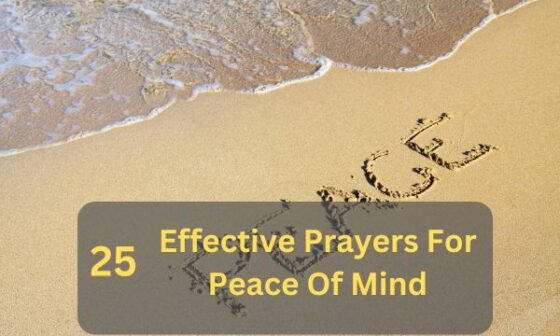 Prayers For Peace Of Mind