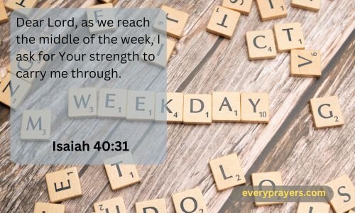 A Prayer for Midweek Strength