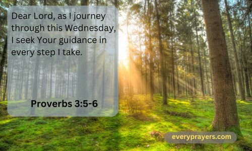 A Prayer for Wednesday Guidance