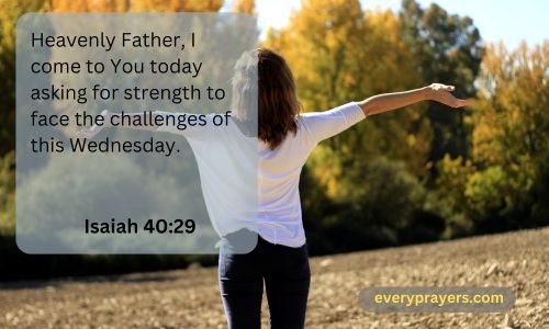 A Prayer for Wednesday Strength