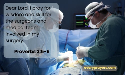 A Prayer for Wisdom for the Medical Team