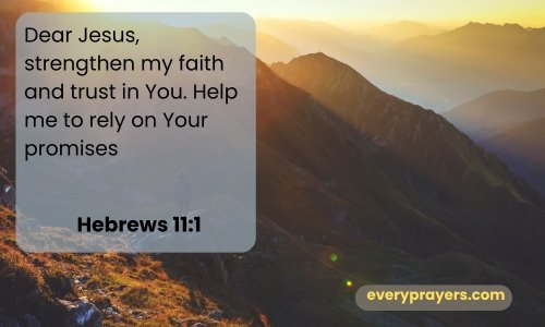 A Prayer for Faith and Trust