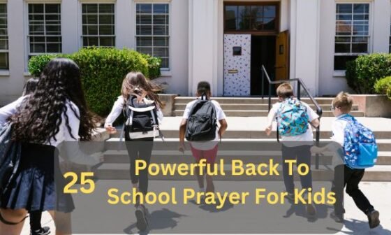 Back To School Prayer For Kids