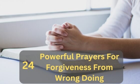 Prayers For Forgiveness From Wrong Doing