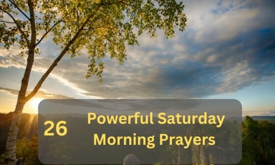 Saturday Morning Prayers