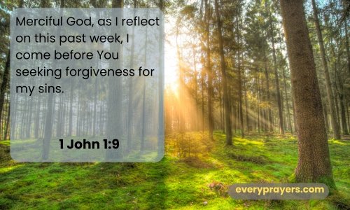 A Prayer for Forgiveness on Friday