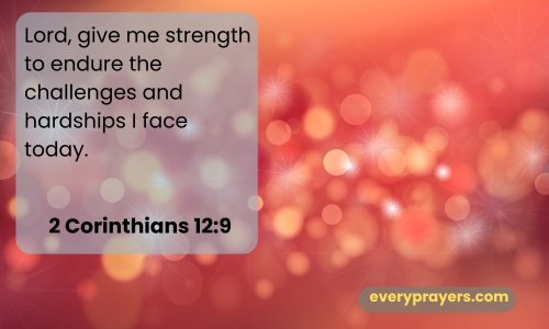 A Prayer for Strength in Adversity