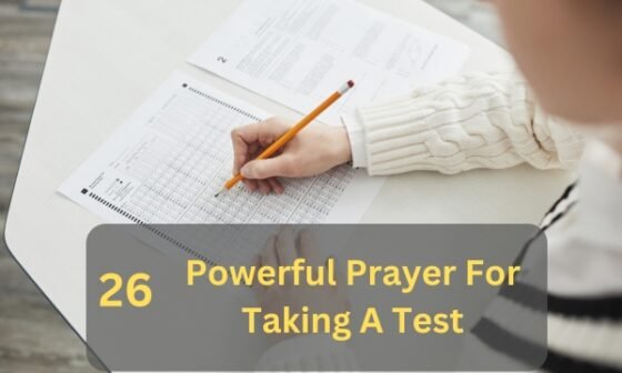 Prayer For Taking A Test