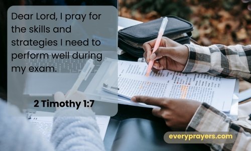 A Prayer for Test-Taking Skills