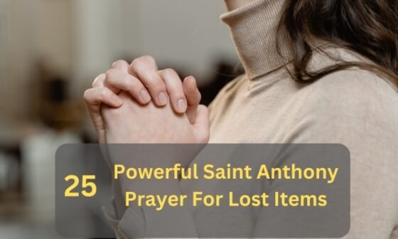 Saint Anthony Prayer For Lost Items