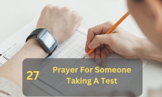 Prayer For Someone Taking A Test