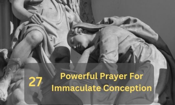 Prayer For Immaculate Conception