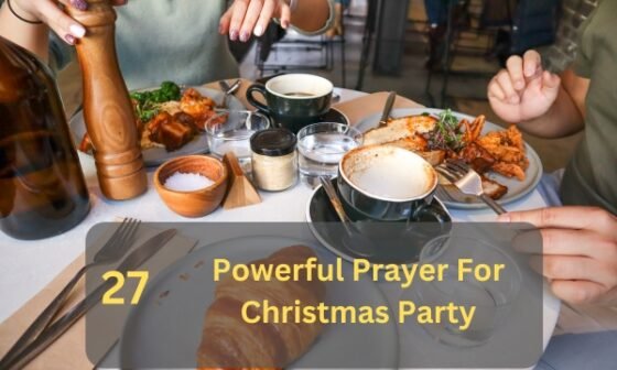 Prayer For Christmas Party