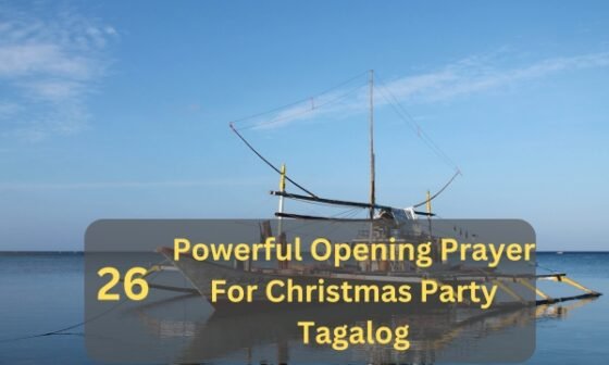 Opening Prayer For Christmas Party Tagalog