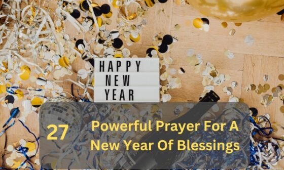 Prayer For A New Year Of Blessings