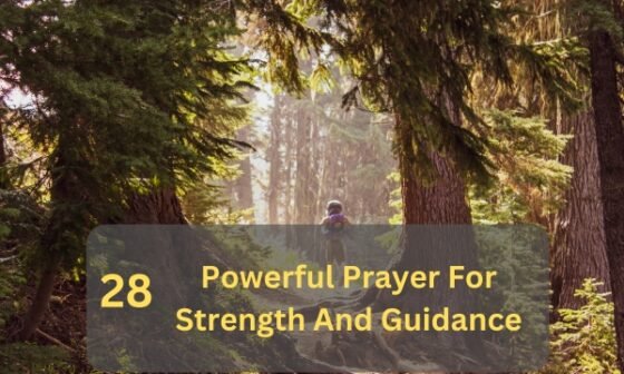 Prayer For Strength And Guidance