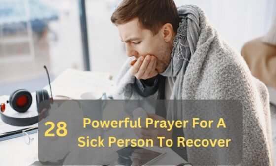 Prayer For A Sick Person To Recover