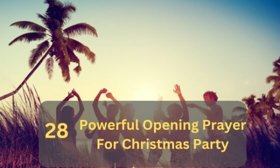 Opening Prayer For Christmas Party