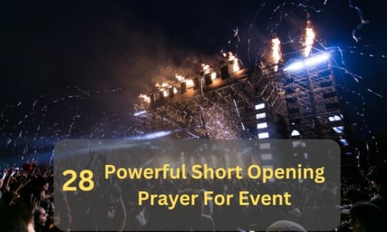 Short Opening Prayer For Event