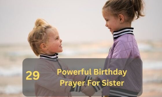 Birthday Prayer For Sister