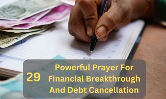 Prayer For Financial Breakthrough And Debt Cancellation