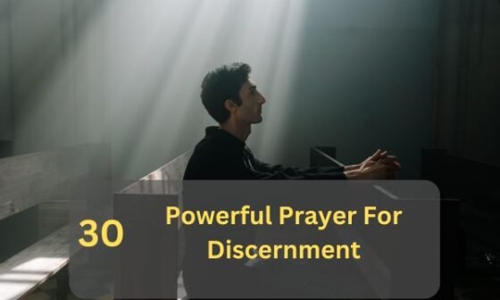 Prayer For Discernment