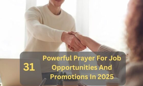 Prayer For Job Opportunities And Promotions In 2025