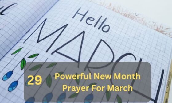 New Month Prayer For March